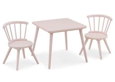 Jordan Wooden Table & Chairs Grey