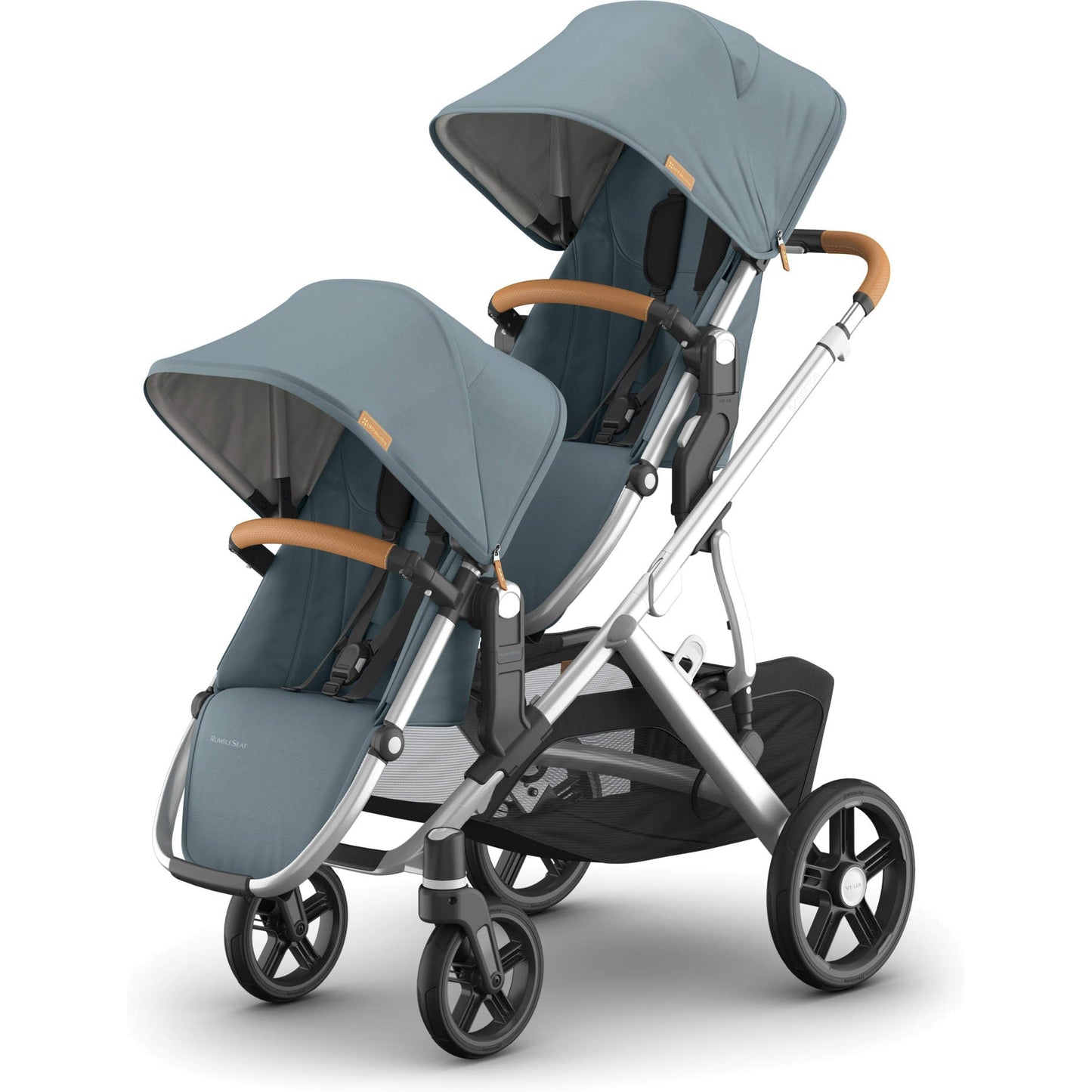 uppababy bassinet and seat UPPAbaby RumbleSeat V3 - Declan (Oat Mélange | Silver Frame