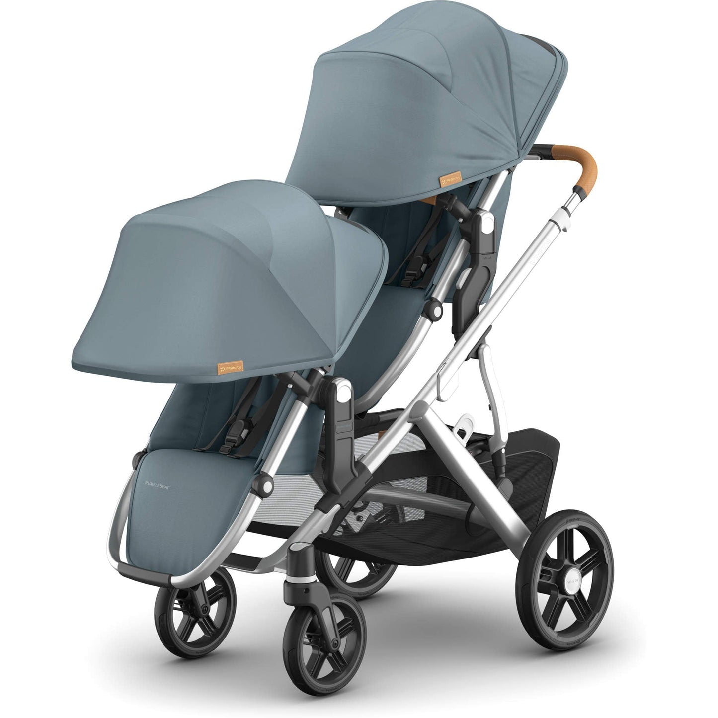 uppababy bassinet and rumble seat UPPAbaby RumbleSeat V3 - Declan (Oat Mélange | Silver Frame