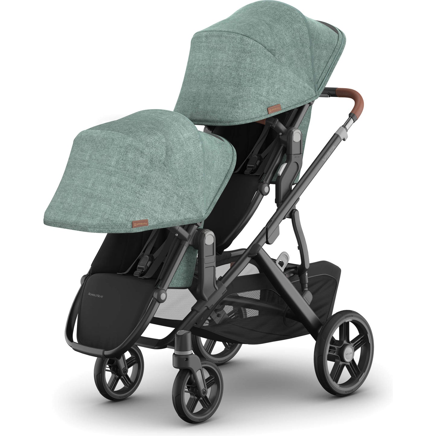 uppababy vista when to use rumble seat UPPAbaby RumbleSeat V3 - Declan (Oat Mélange | Silver Frame