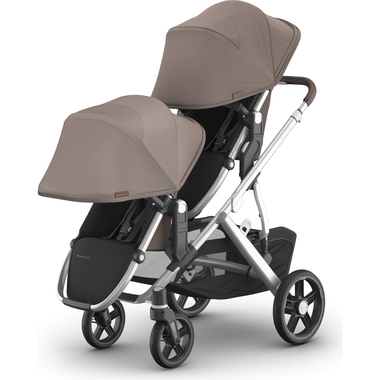 uppababy pink vista UPPAbaby RumbleSeat V3 - Declan (Oat Mélange | Silver Frame