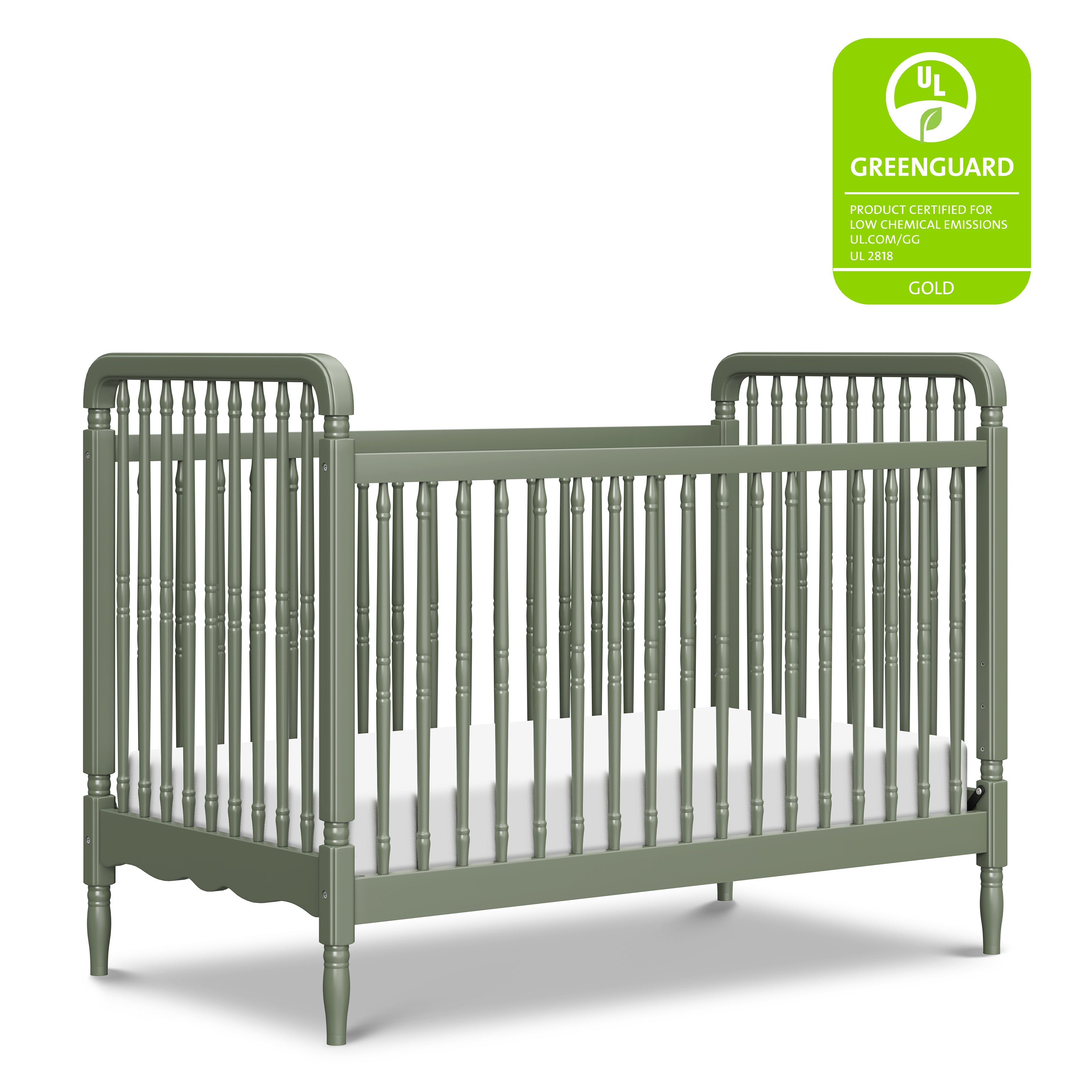 Namesake Liberty 3-in-1 Convertible Spindle Crib with Toddler Bed