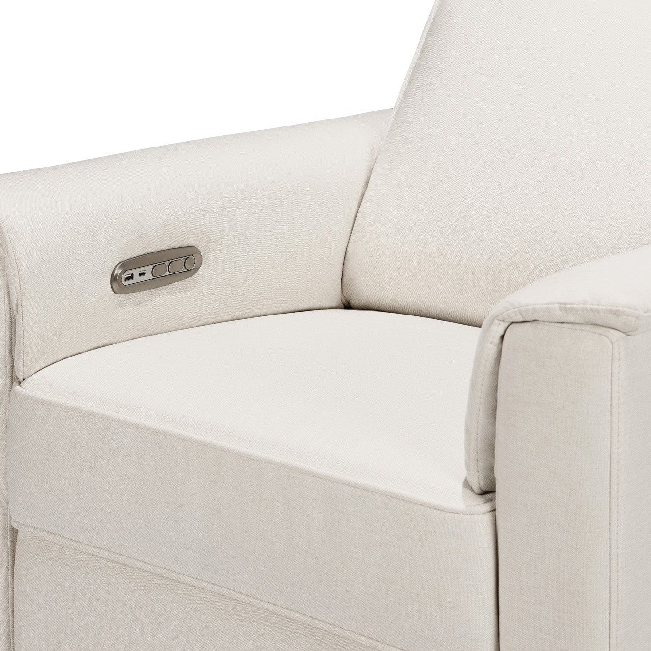 Monogram by Namesake Willa Power Glider Recliner with Adjustable Headrest & USB