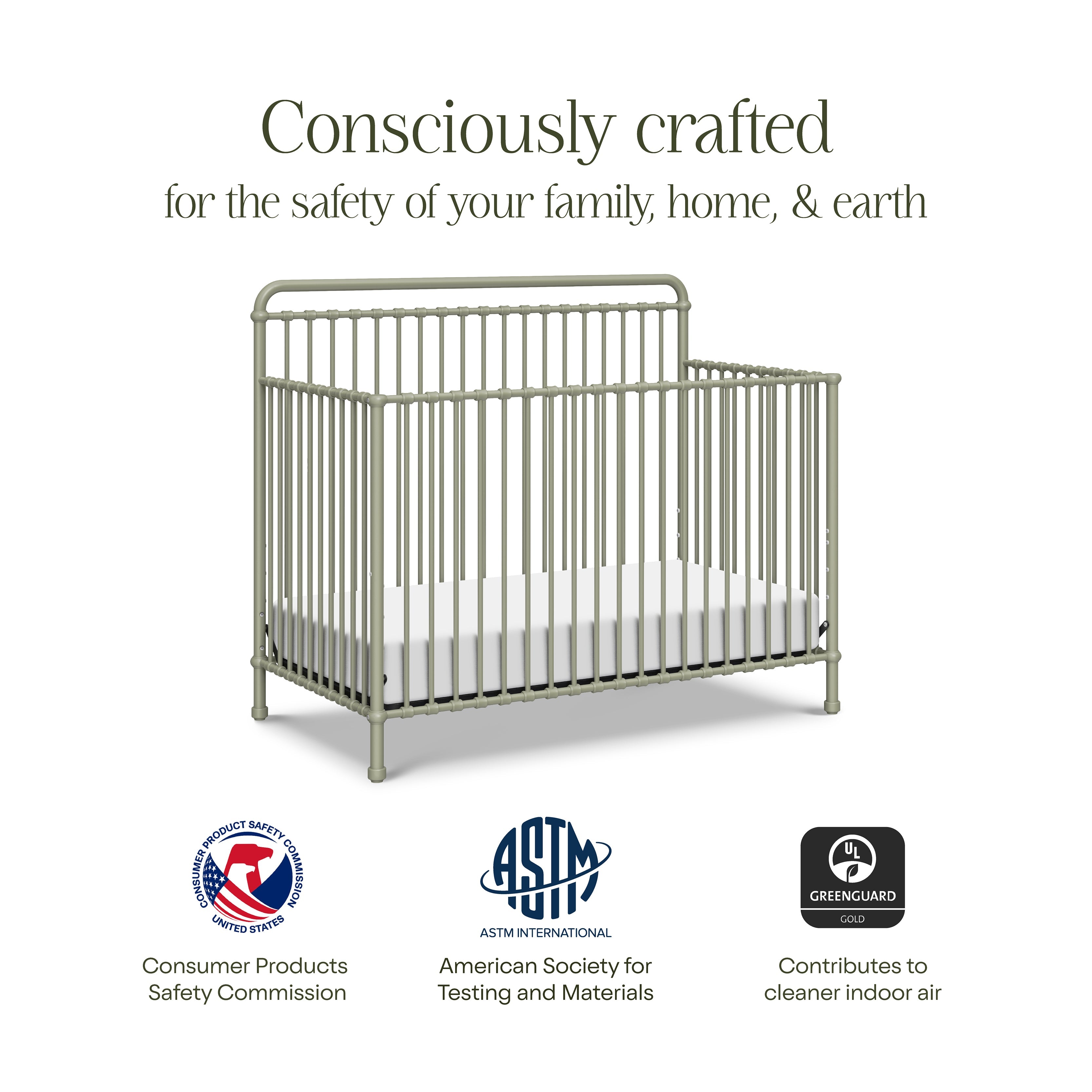 Namesake Winston 4-in-1 Convertible Crib – Baby & Kids 1st