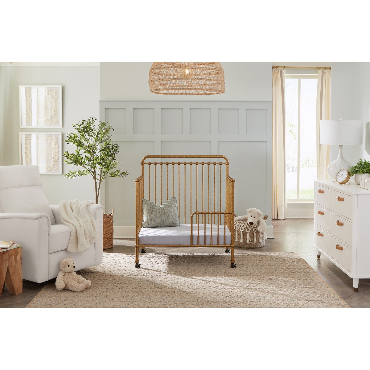 Namesake Winston 4-in-1 Convertible Mini Crib