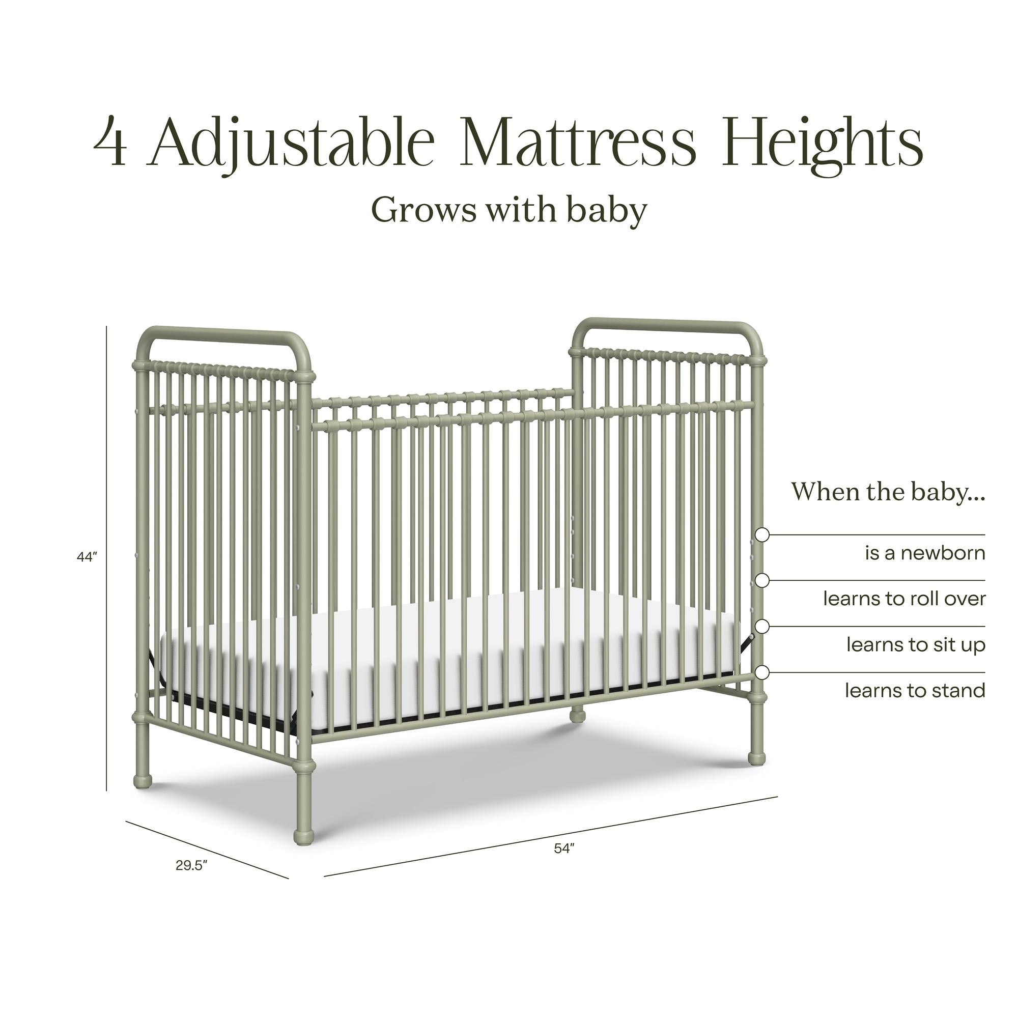 Namesake Abigail 3-in-1 Convertible Crib – Baby & Kids 1st