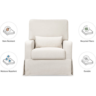 Namesake Crawford Pillowback Comfort Swivel Glider