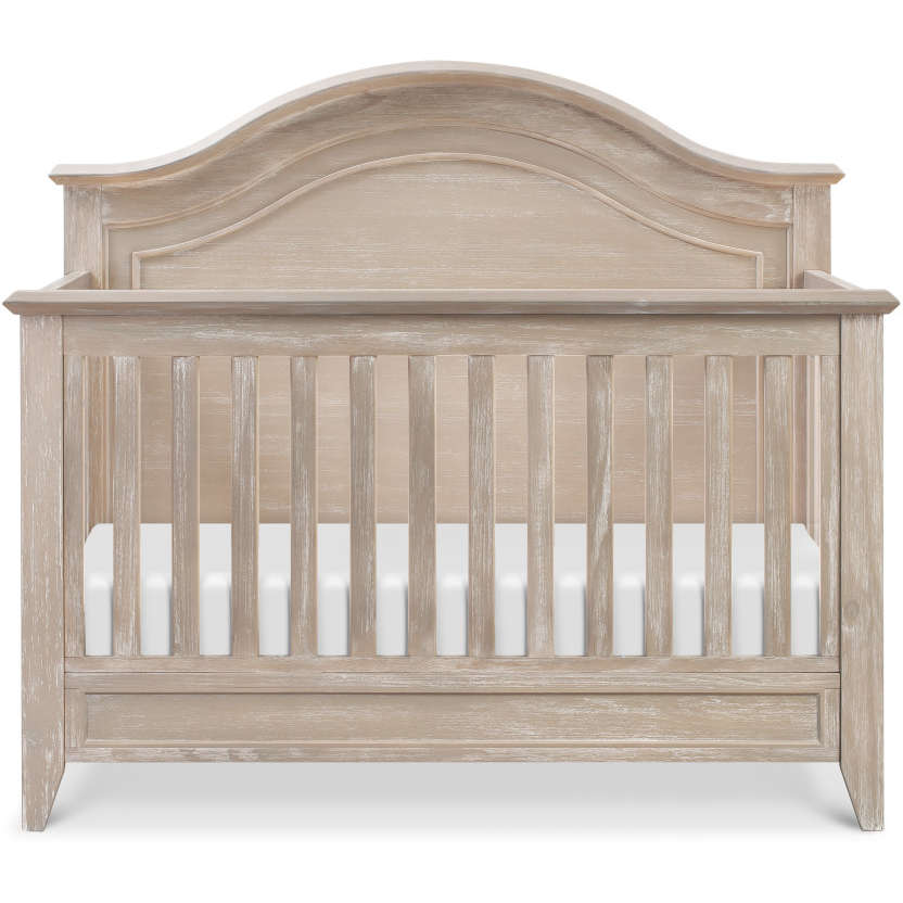 Monogram by Namesake Beckett Rustic 4-in-1 Convertible Curve-Top Crib