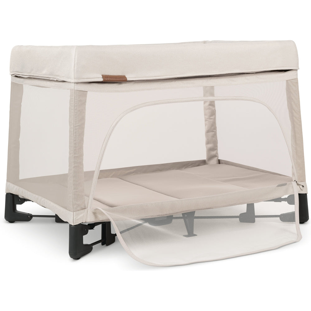 uppababy remi travel crib & playard UPPAbaby Remi Travel Playard, Charlie/Sand Melange