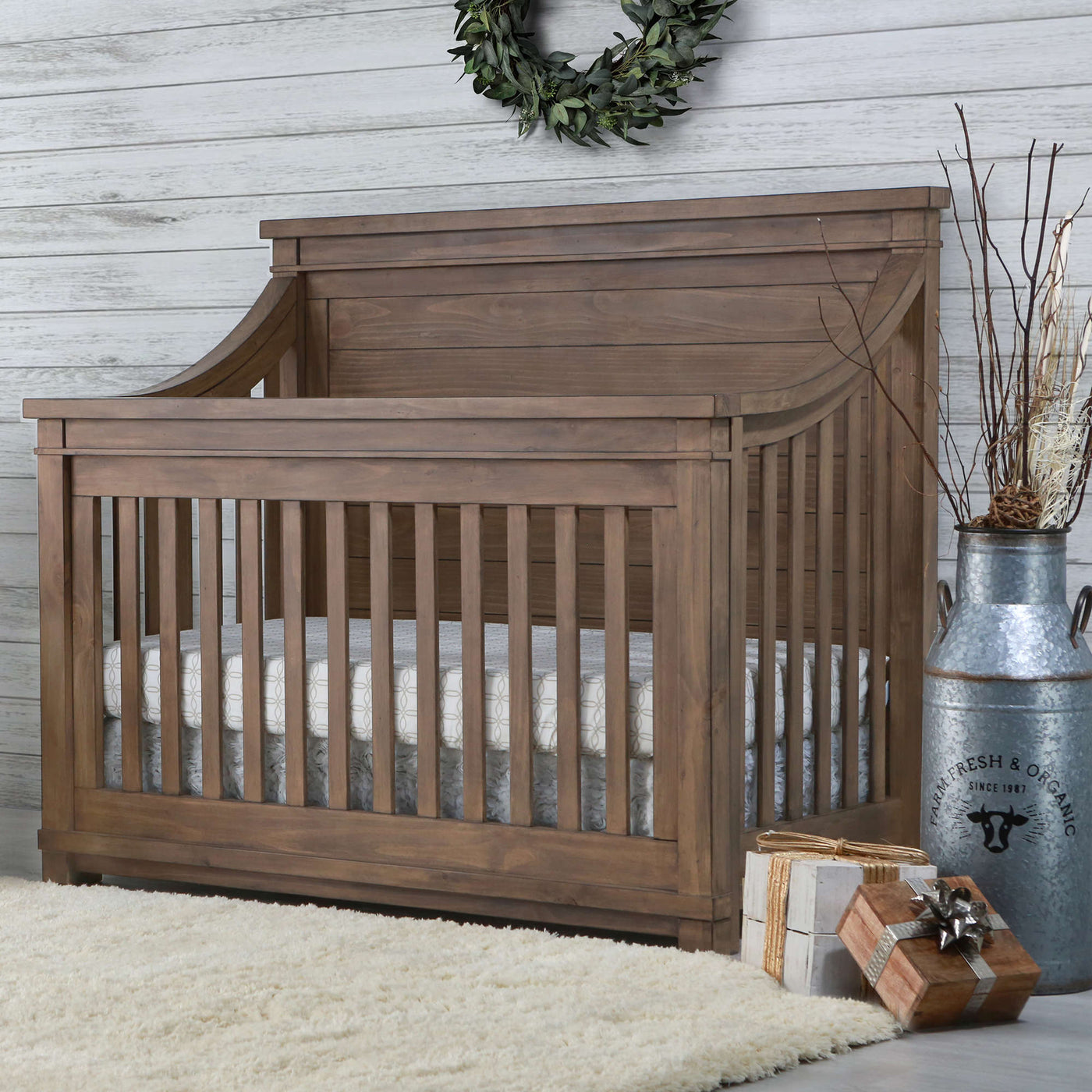 Appleseed Cribs Appleseed Rowan 4-in-1 Convertible Flat-Top Crib