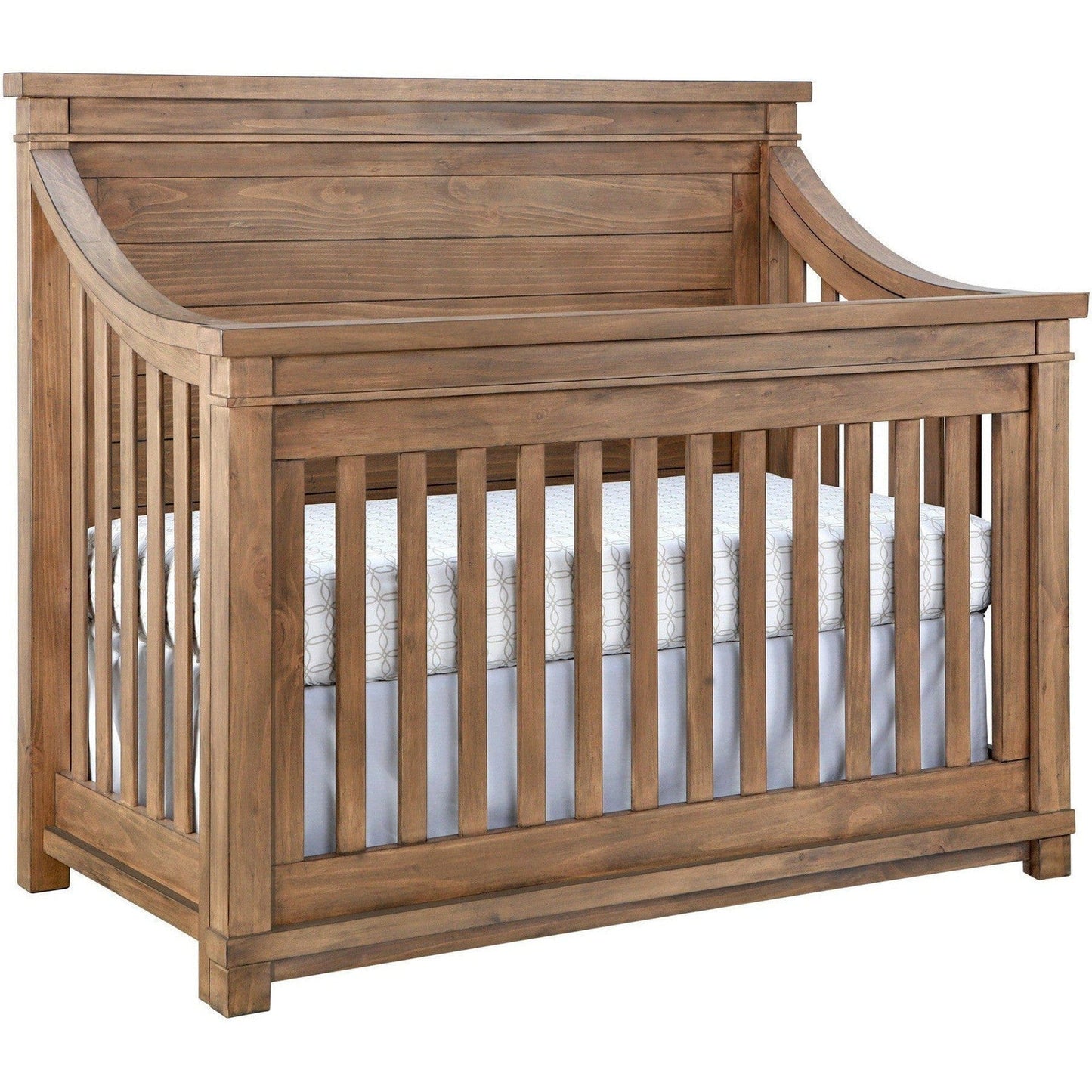 Appleseed Cribs Sandwash Appleseed Rowan 4-in-1 Convertible Flat-Top Crib