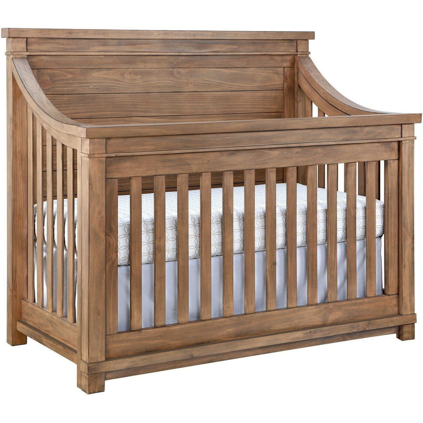 Appleseed Cribs Sandwash Appleseed Rowan 4-in-1 Convertible Flat-Top Crib