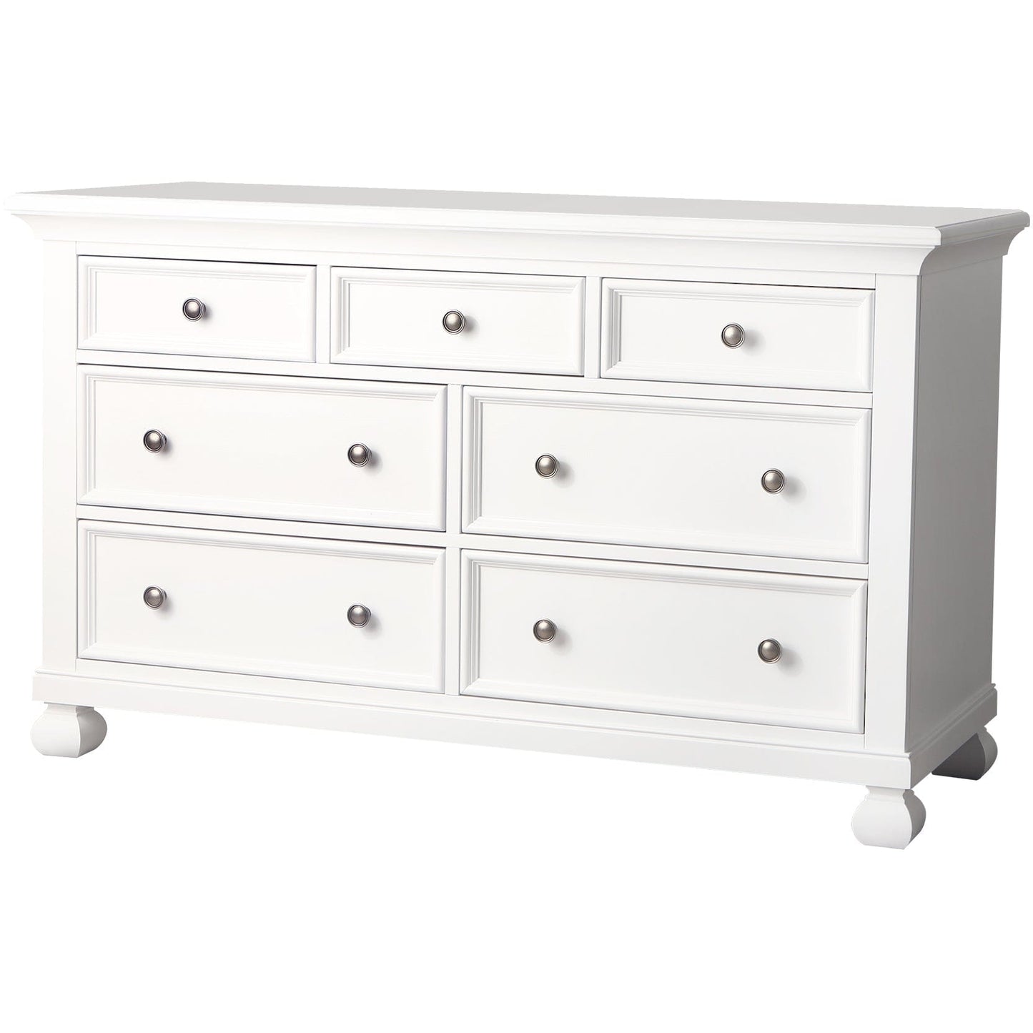 Appleseed Dressers Pure White Appleseed Solvang Double Dresser