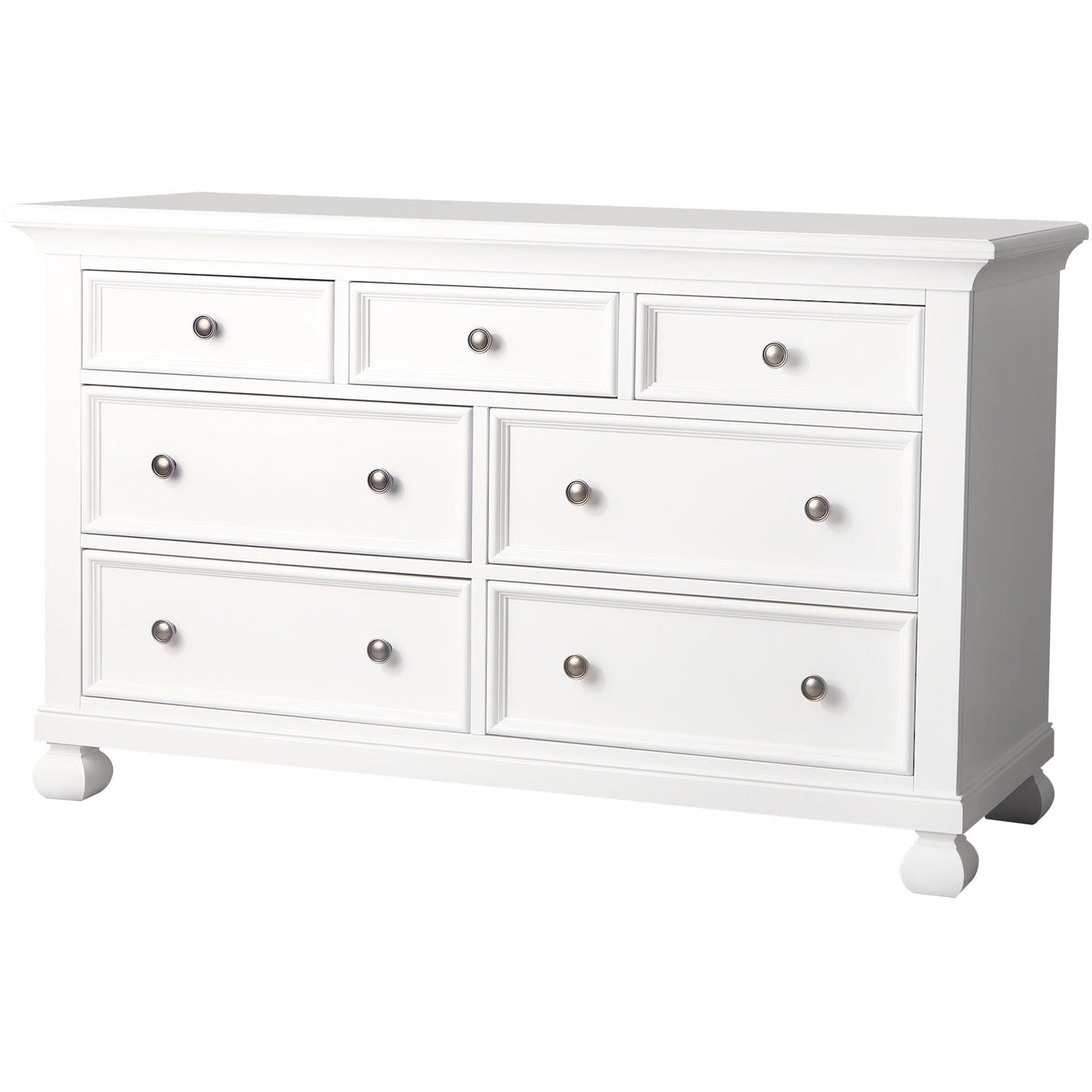 Appleseed Dressers Pure White Appleseed Solvang Double Dresser