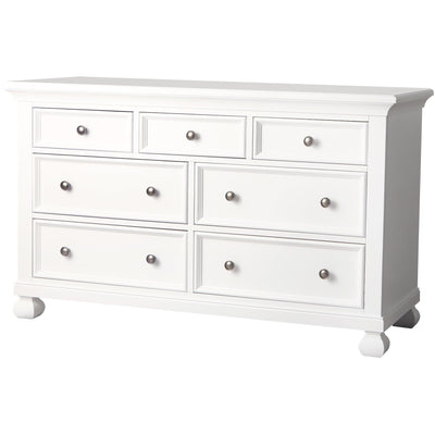 Appleseed Dressers Pure White Appleseed Solvang Double Dresser