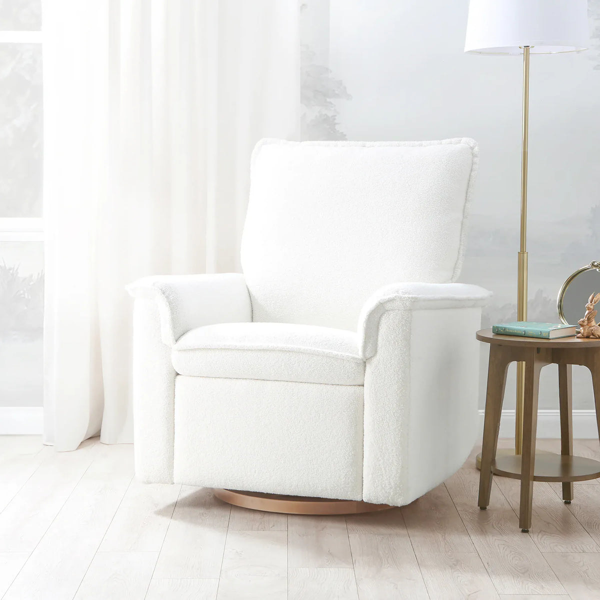 Appleseed Gliders & Rockers Anza Self-Rock Swivel Recliner