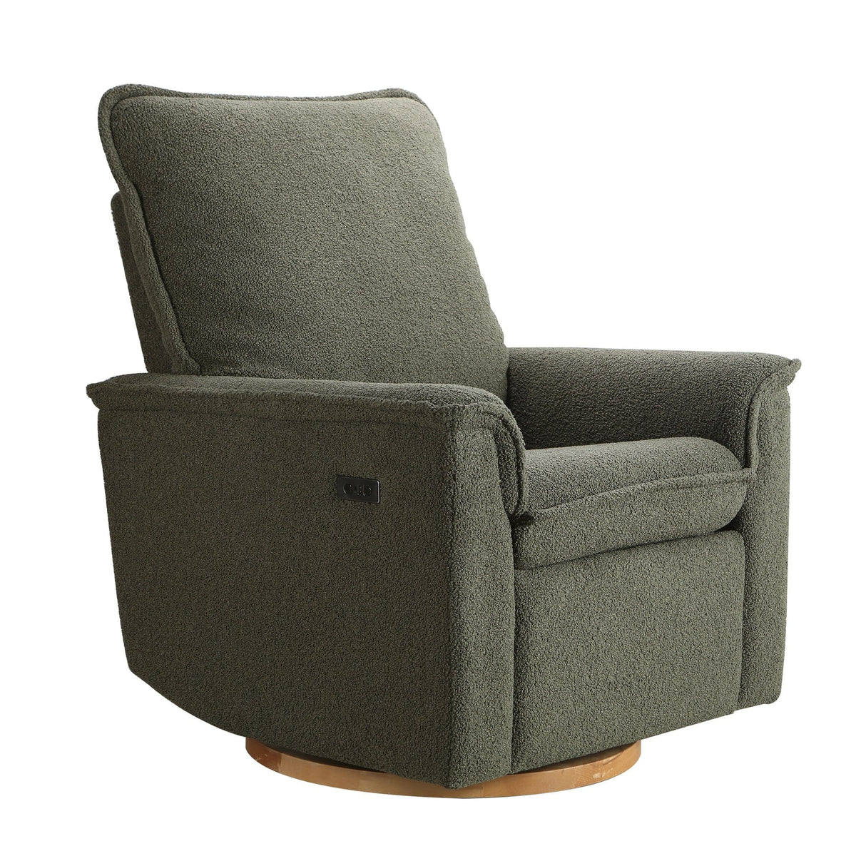 Appleseed Gliders & Rockers Sage Anza Self-Rock Swivel Recliner