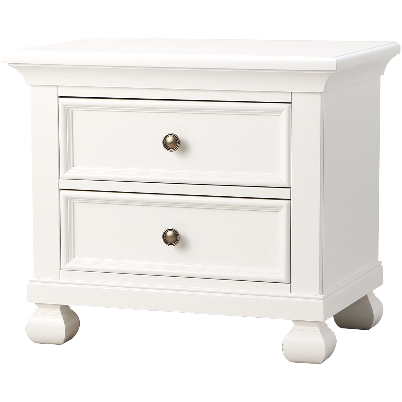 Appleseed Nightstands Pure White Appleseed Solvang Nightstand