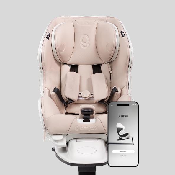 Babyark Car Seats - Convertible Eggshell White / Moonlight Babyark Smart Convertible Car Seat