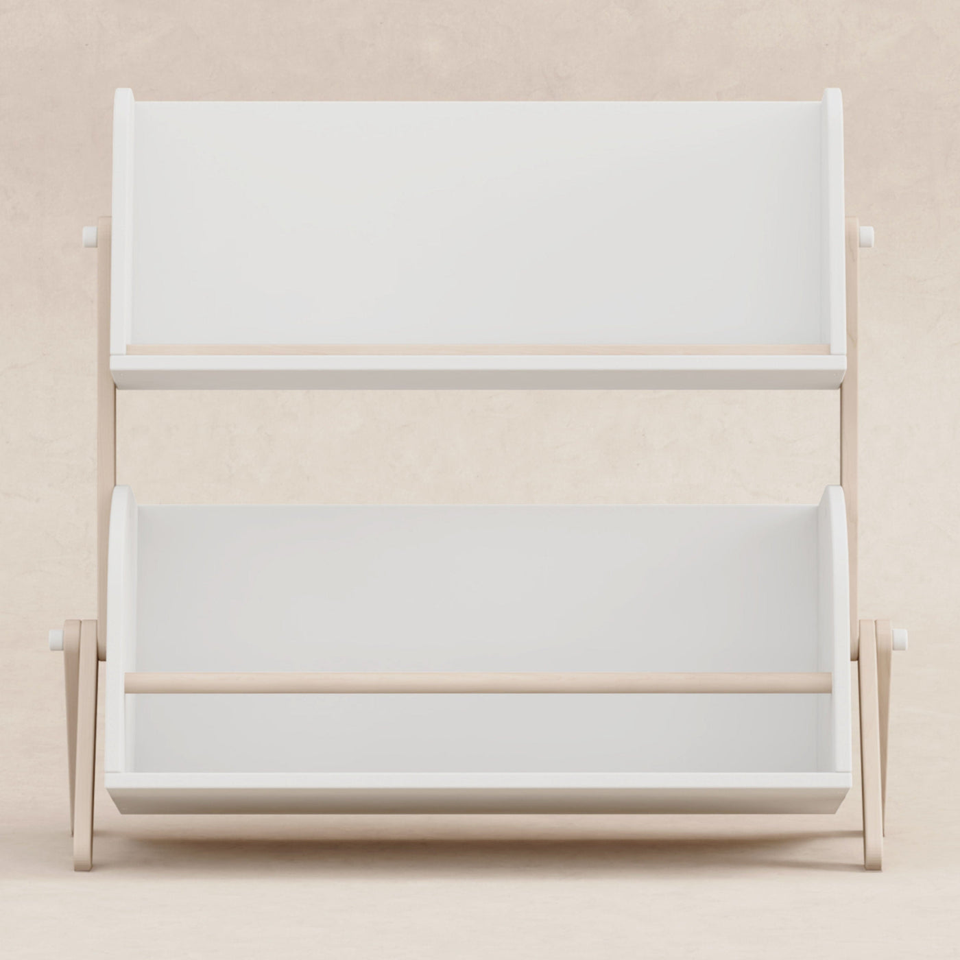 Babyletto Bookcases White / Washed Natural Babyletto Tally Storage and Bookshelf