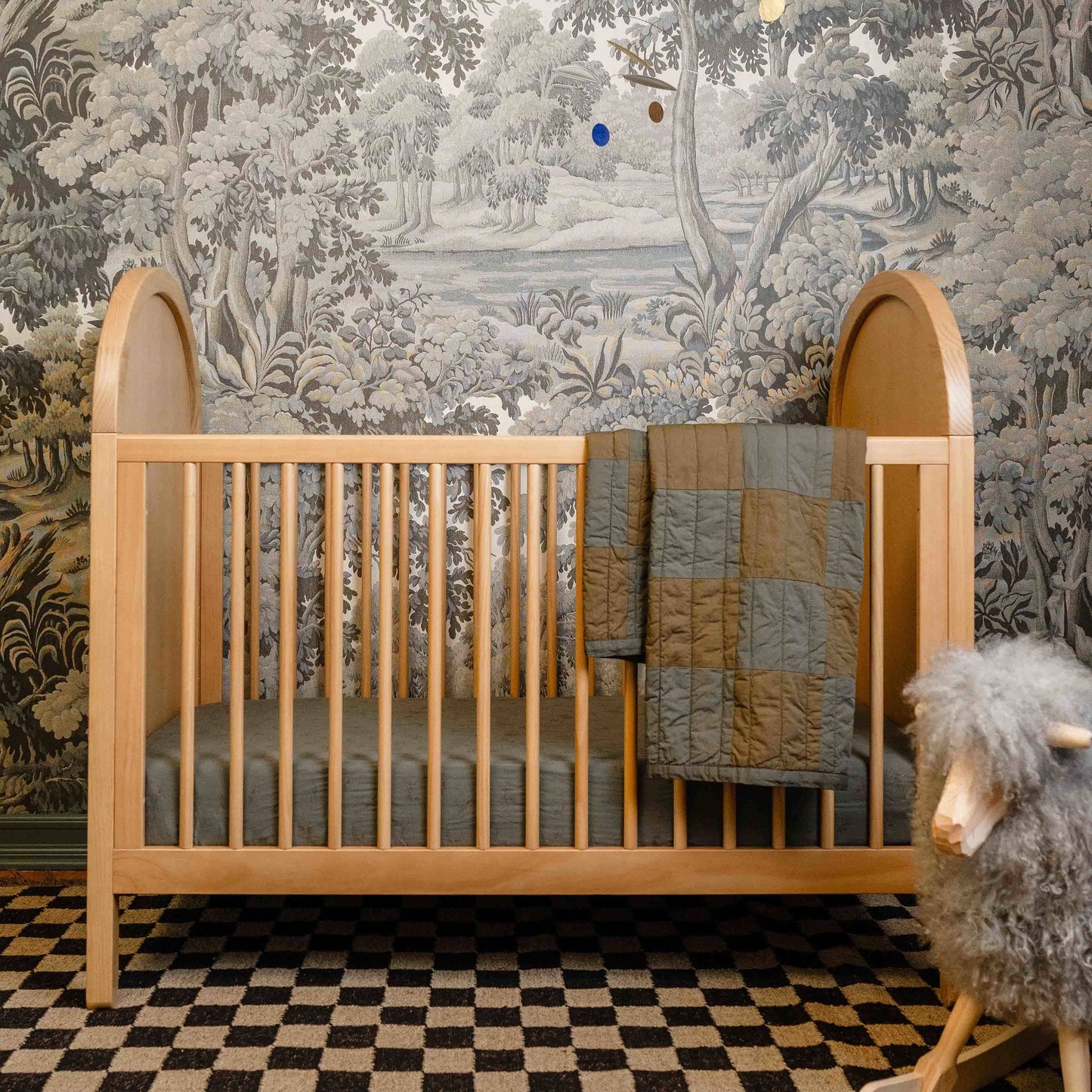 Babyletto Cribs Babyletto Bondi Cane 3-in-1 Convertible Crib with Toddler Bed Conversion Kit