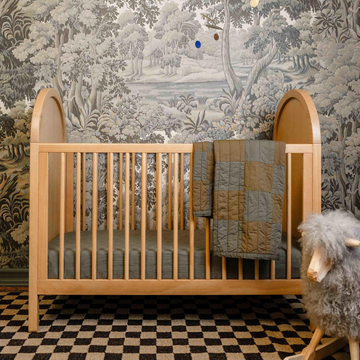 Babyletto Cribs Babyletto Bondi Cane 3-in-1 Convertible Crib with Toddler Bed Conversion Kit