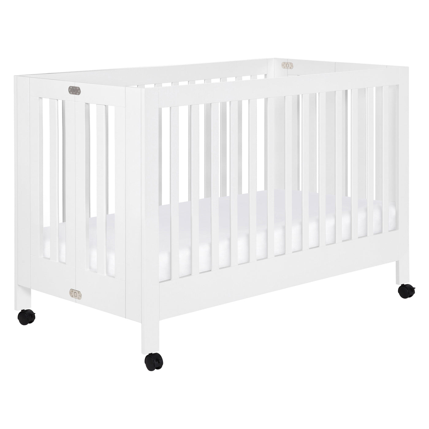 Babyletto Cribs Babyletto Maki Portable Folding Crib with Toddler Bed Conversion Kit