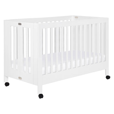 Babyletto Cribs Babyletto Maki Portable Folding Crib with Toddler Bed Conversion Kit