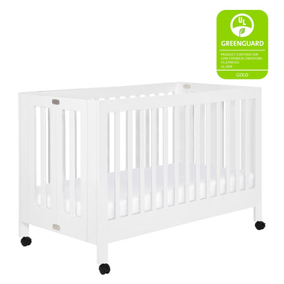 Babyletto Cribs Babyletto Maki Portable Folding Crib with Toddler Bed Conversion Kit