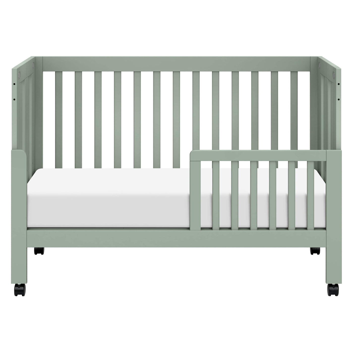 Babyletto Cribs Babyletto Maki Portable Folding Crib with Toddler Bed Conversion Kit