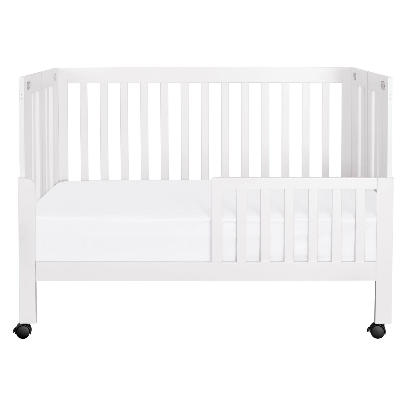 Babyletto Cribs Babyletto Maki Portable Folding Crib with Toddler Bed Conversion Kit