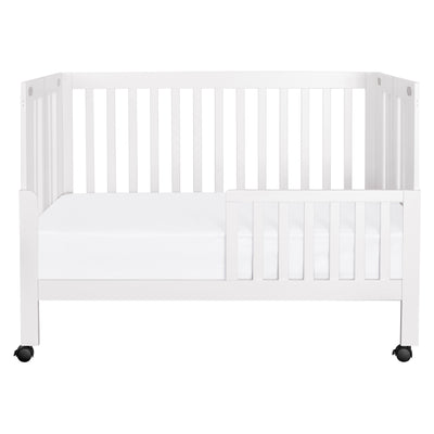 Babyletto Cribs Babyletto Maki Portable Folding Crib with Toddler Bed Conversion Kit