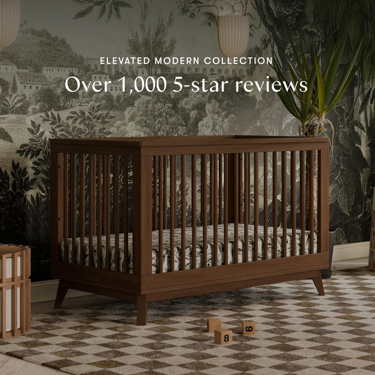 Babyletto Cribs Babyletto Scoot 3-in-1 Convertible Crib with Toddler Bed Conversion Kit