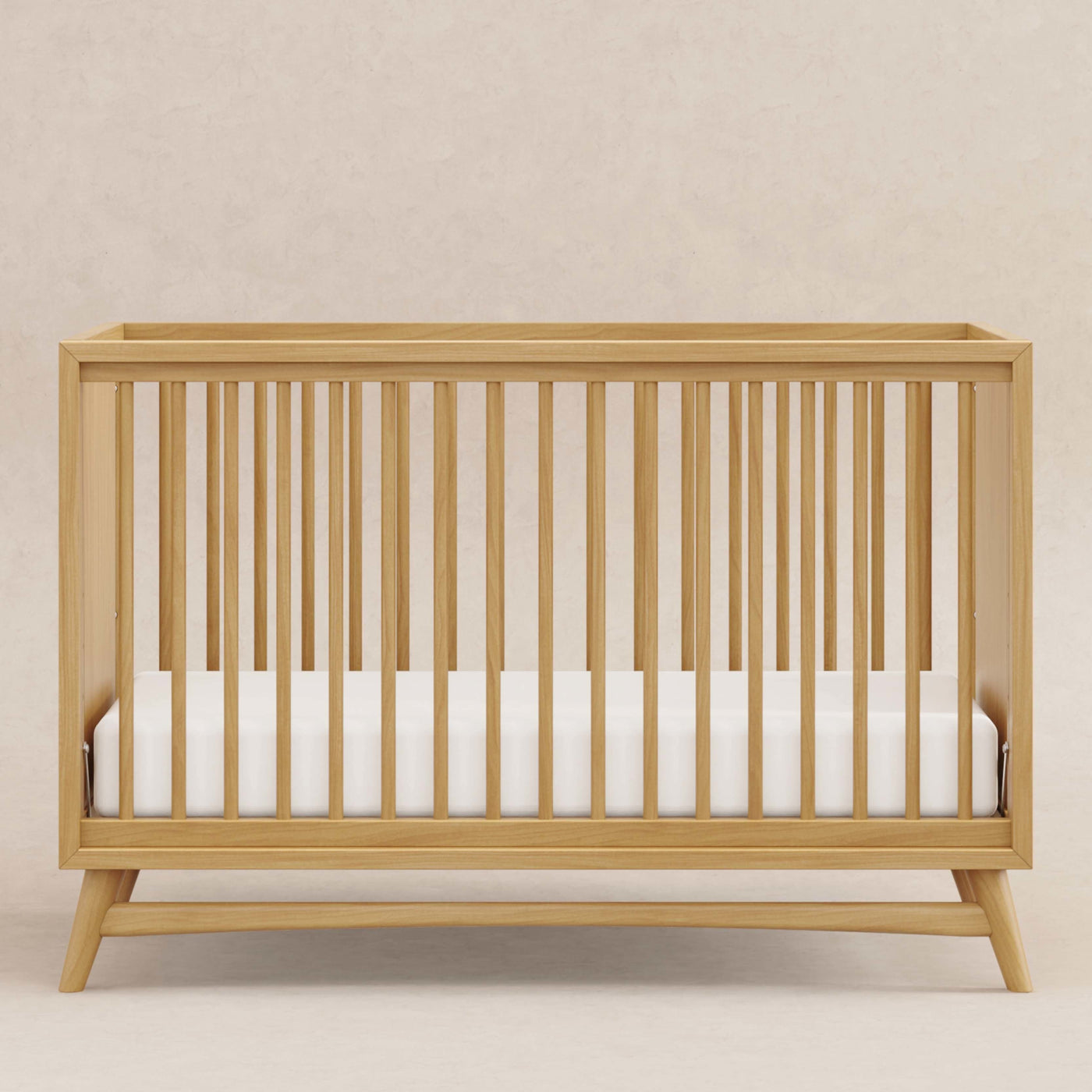 Babyletto Cribs Honey Babyletto Peggy 3-in-1 Convertible Crib with Toddler Bed Conversion Kit