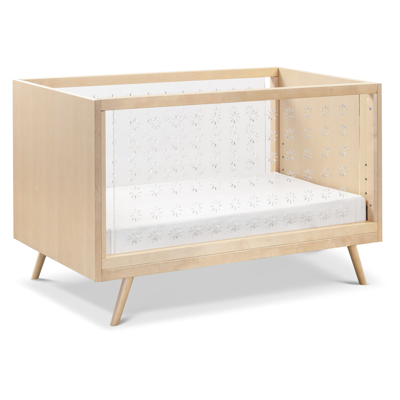 Babyletto Cribs Natural Birch Babyletto Nifty Clear 3-in-1 Crib