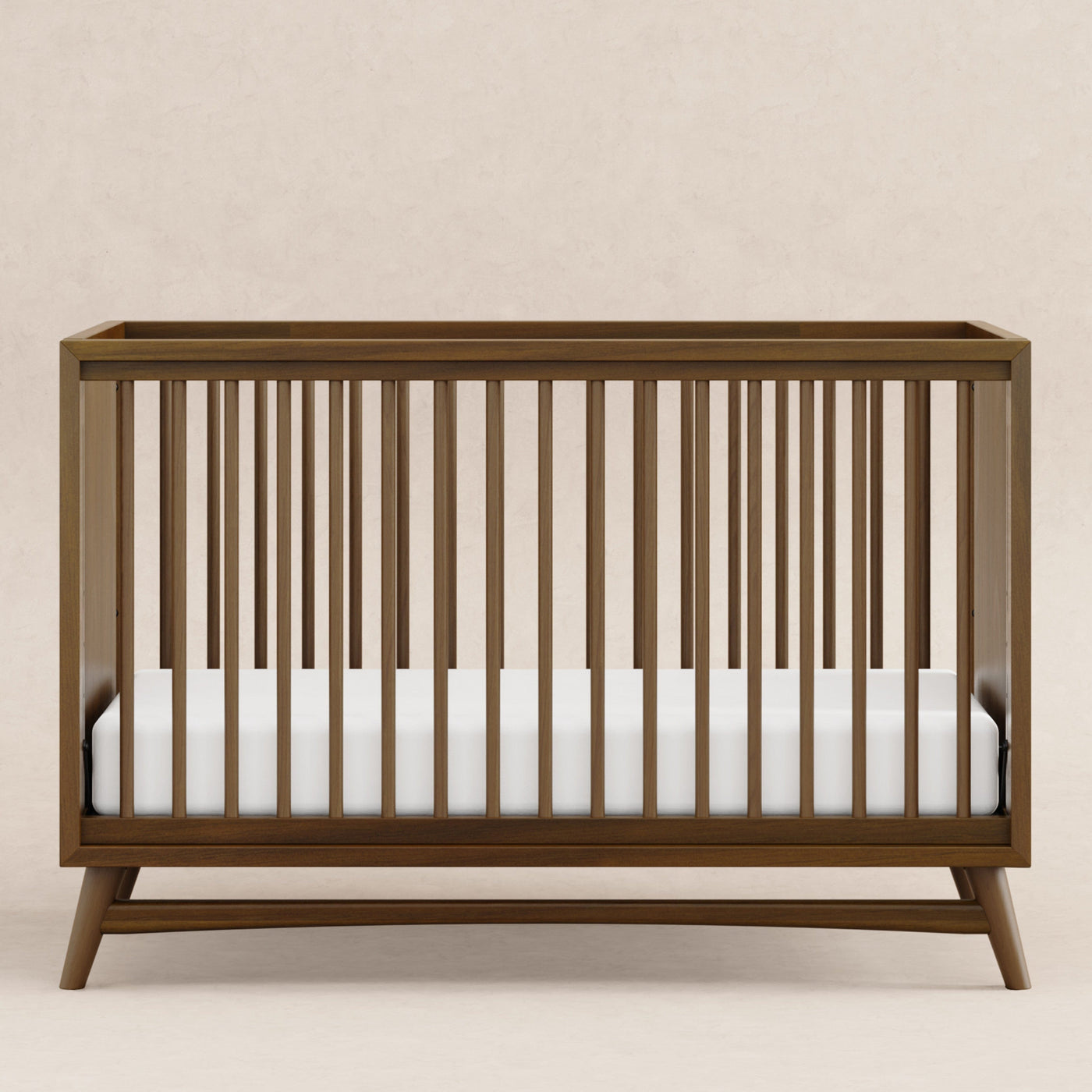 Babyletto Cribs Natural Walnut Babyletto Peggy 3-in-1 Convertible Crib with Toddler Bed Conversion Kit