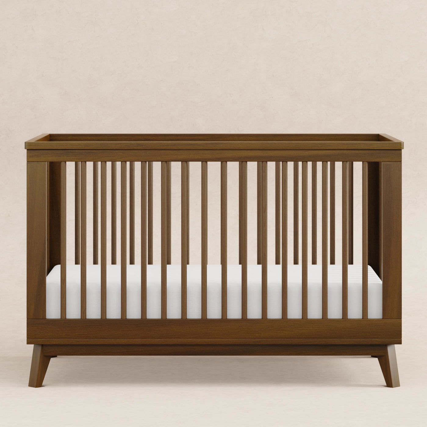 Babyletto Cribs Natural Walnut Babyletto Scoot 3-in-1 Convertible Crib with Toddler Bed Conversion Kit