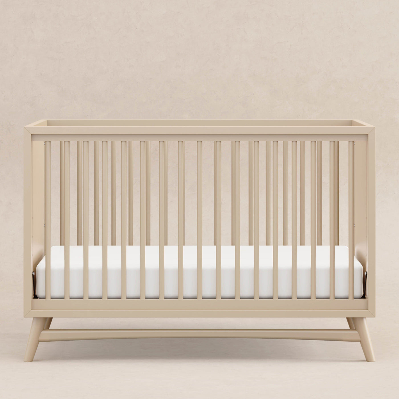 Babyletto Cribs Taupe Babyletto Peggy 3-in-1 Convertible Crib with Toddler Bed Conversion Kit
