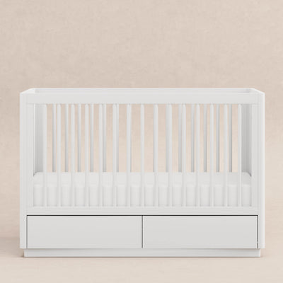 Babyletto Cribs White Babyletto Bento 3-in-1 Convertible Storage Crib with Toddler Bed Conversion Kit