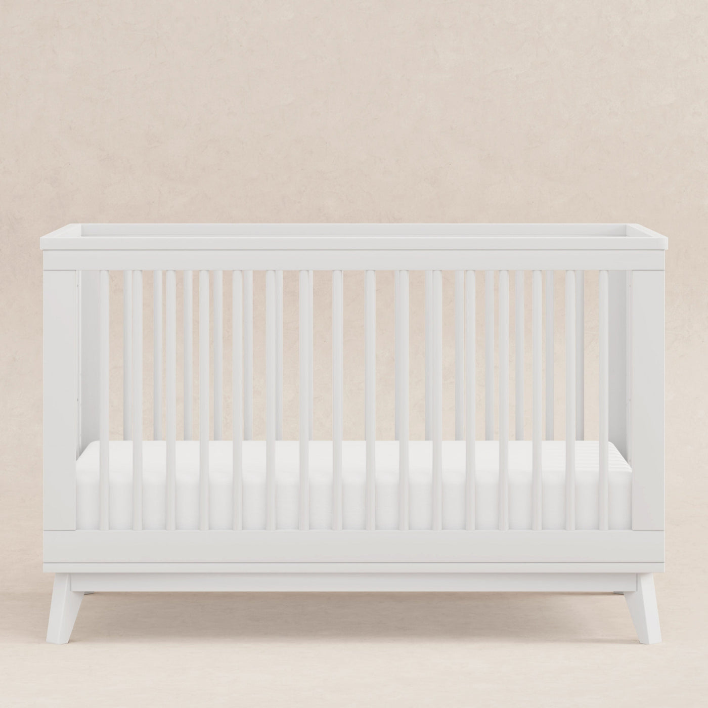 Babyletto Cribs White Babyletto Scoot 3-in-1 Convertible Crib with Toddler Bed Conversion Kit