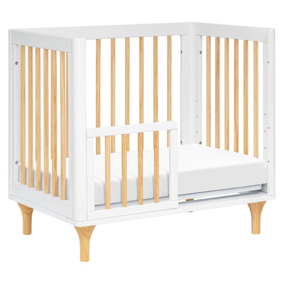 Babyletto Cribs White / Natural Babyletto Lolly 4-in-1 Convertible Mini Crib with Toddler Bed Conversion Kit