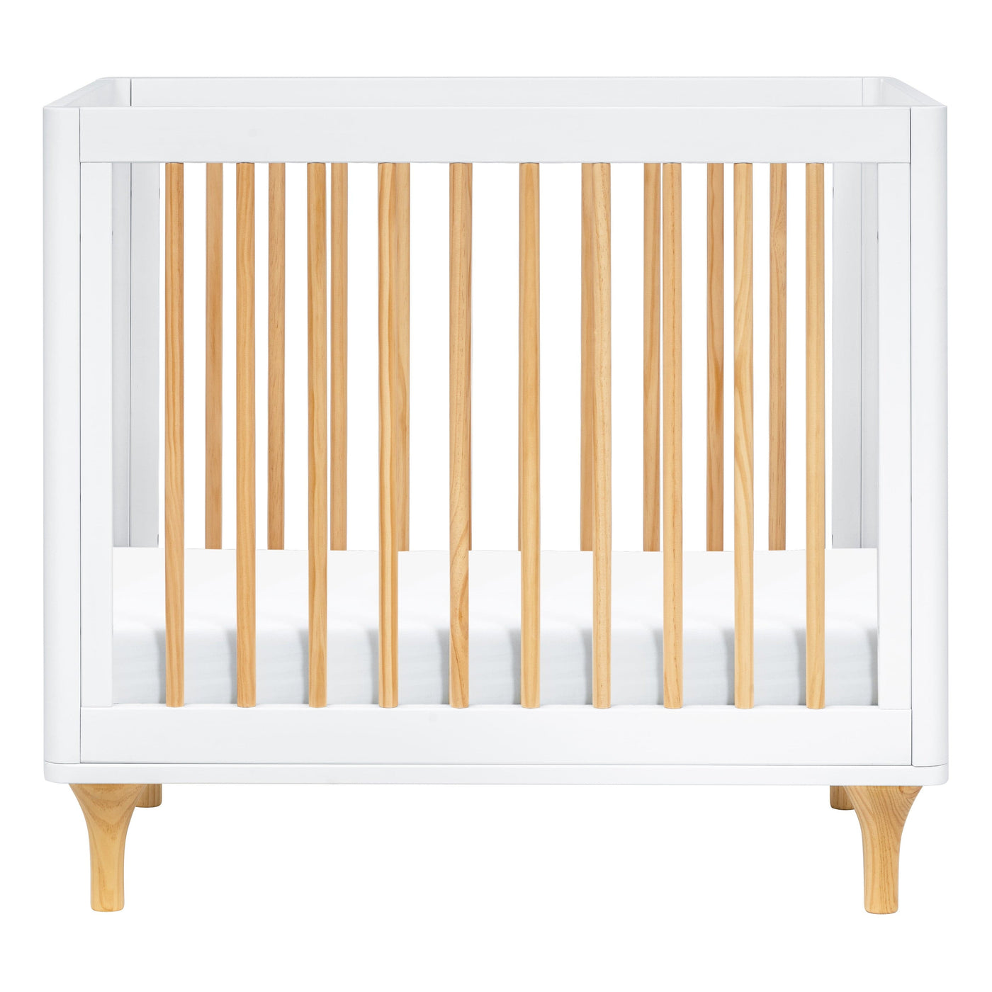 Babyletto Cribs White / Natural Babyletto Lolly 4-in-1 Convertible Mini Crib with Toddler Bed Conversion Kit