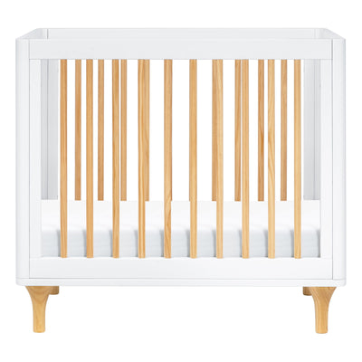 Babyletto Cribs White / Natural Babyletto Lolly 4-in-1 Convertible Mini Crib with Toddler Bed Conversion Kit