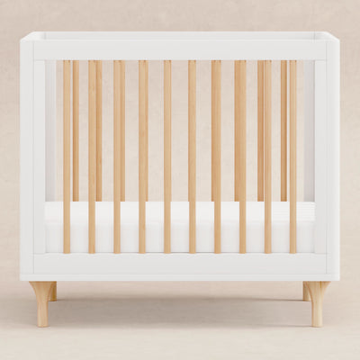 Babyletto Cribs White / Natural Babyletto Lolly 4-in-1 Convertible Mini Crib with Toddler Bed Conversion Kit