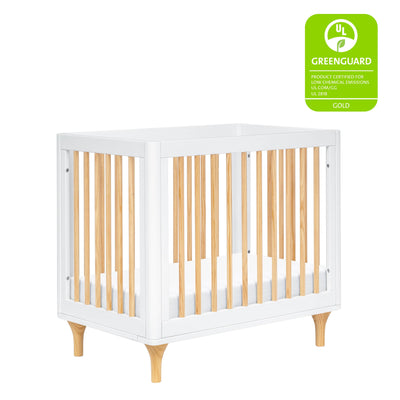 Babyletto Cribs White / Natural Babyletto Lolly 4-in-1 Convertible Mini Crib with Toddler Bed Conversion Kit
