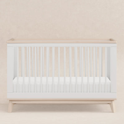 Babyletto Cribs White / Washed Natural Babyletto Scoot 3-in-1 Convertible Crib with Toddler Bed Conversion Kit