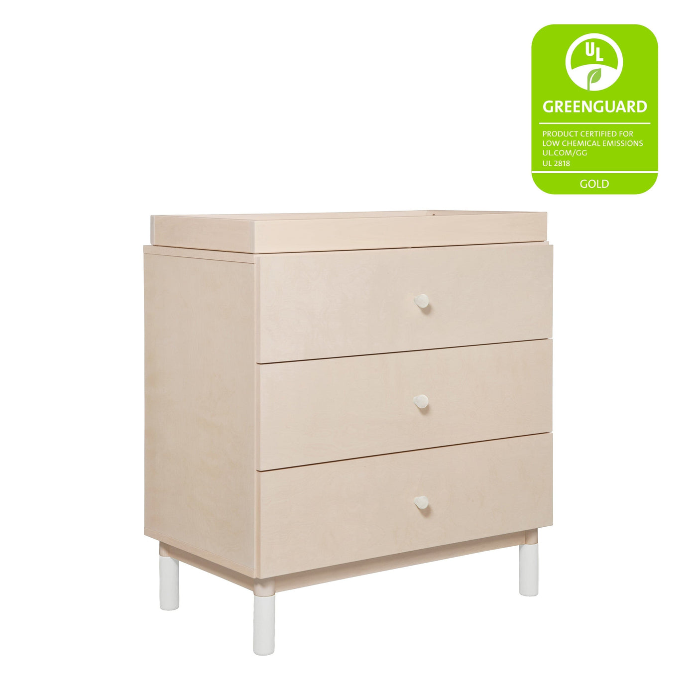 Babyletto Dressers Babyletto Gelato 3-Drawer Changer Dresser with Removable Changing Tray