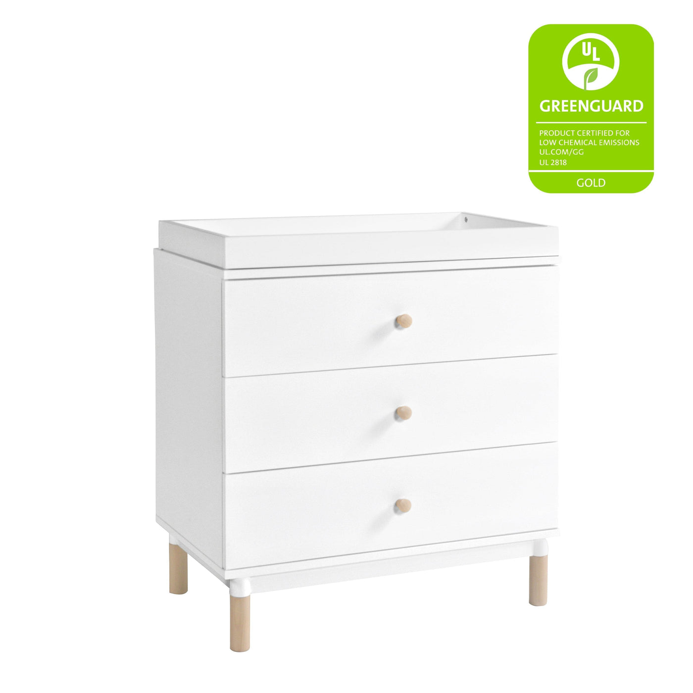 Babyletto Dressers Babyletto Gelato 3-Drawer Changer Dresser with Removable Changing Tray