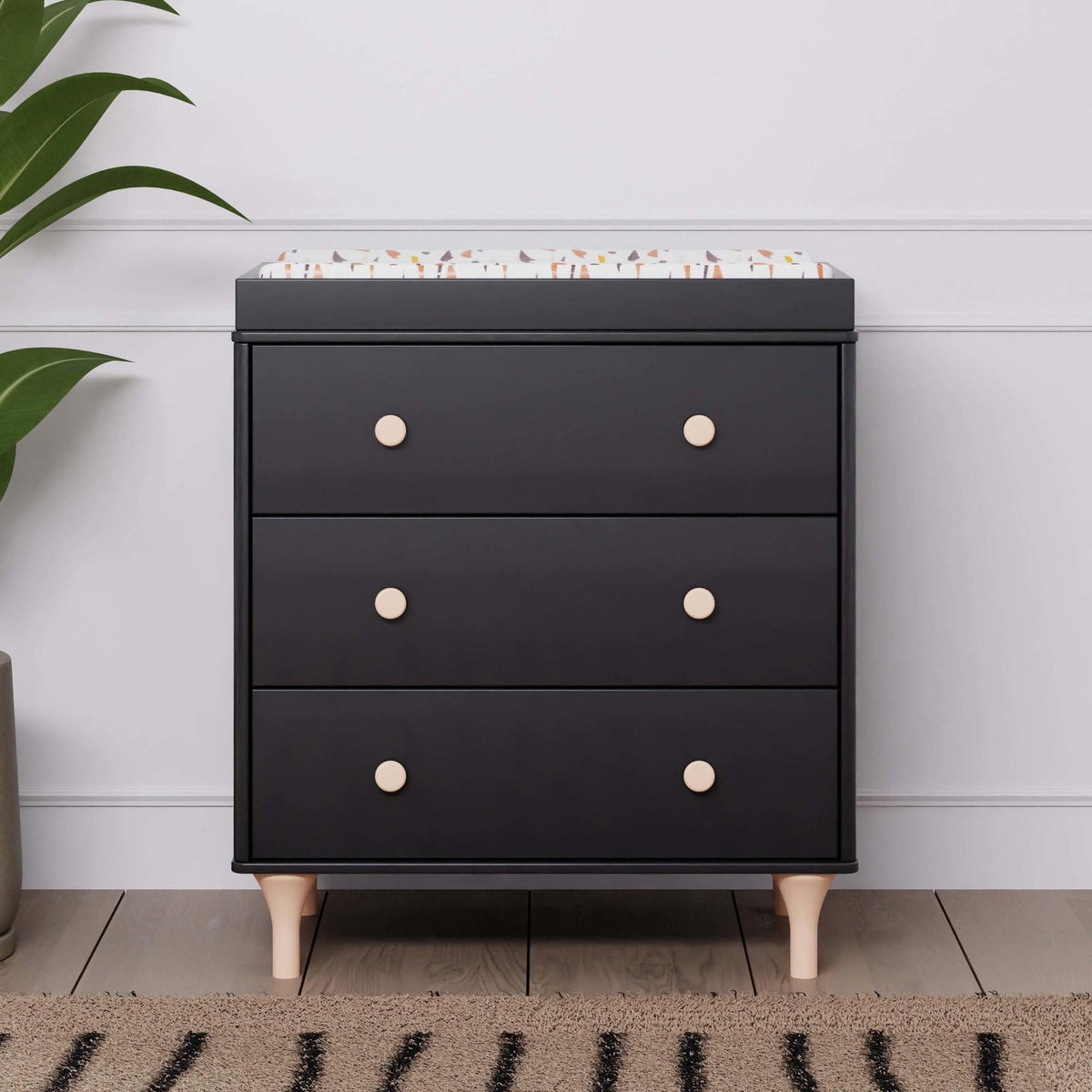 Babyletto Dressers Babyletto Lolly 3-Drawer Changer Dresser with Removable Changing Tray