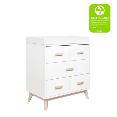Babyletto Dressers Babyletto Scoot 3-Drawer Changer Dresser with Removable Changing Tray